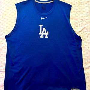 MLB L.A.Dodgers sleeveless Dri Fit men’s XXL shirt Nike